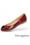Balet stanovi Ferragamo Varina Bijele boje