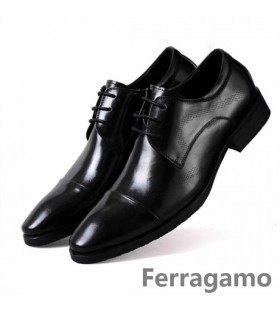 Ferragamo cipele Torrent čipka-up Crne boje