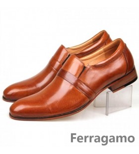 Mokasinke Ferragamo World Tour Smeđe