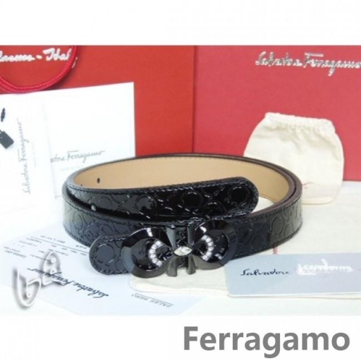 Ferragamo Justerbar Gancio Vara Spänne Bälte I 85CM-105CM Storlekar MW087