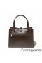 Salvatore Ferragamo Medium Gancio Lås Tote Försäljning Online SFS-UU203