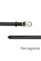 Salvatore Ferragamo Liten Dubbel Gancio Bälte Försäljning SFS-UU217
