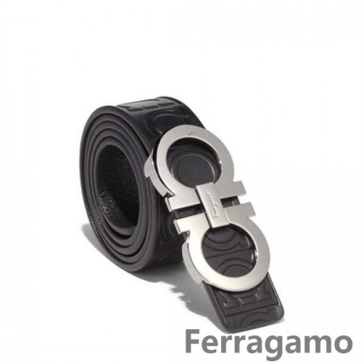 Salvatore Ferragamo Boy Çift Gancio Kemer Satışı BF-U116