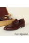 Ferragamo Gancio Bit Mokasen Kahve Ayakkabısı