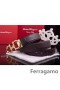 Çift gancini tokalı Ferragamo Nazik Canavar deri kemer GM105