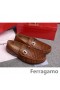 Koyu kahverengi Ferragamo günlük ayakkabı 174