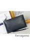 Ferragamo kılıfı cüzdan koyu mavi yeni stil