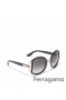 Salvatore Ferragamo Büyük Boy Yuvarlak Çerçeveli Güneş Gözlüğü Online SFS-UU258