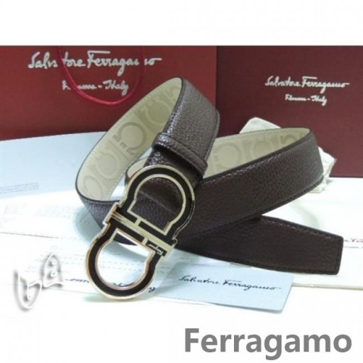 Ferragamo Doble Gancio Hebilla de Cinturón de DG016