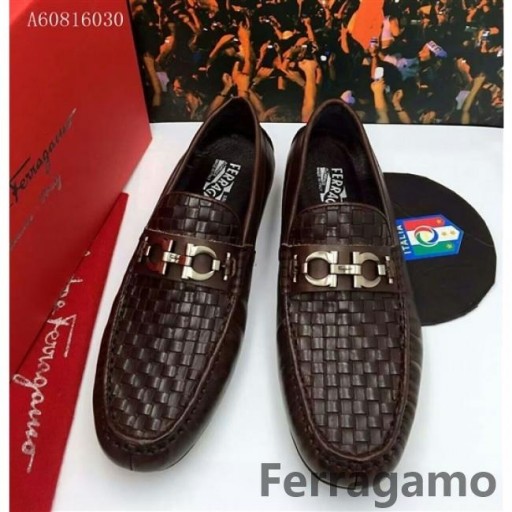 Ferragamo Controlador De Zapato Mocasín 093