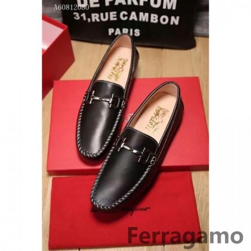 Ferragamo Controlador De Zapato Mocasín 100