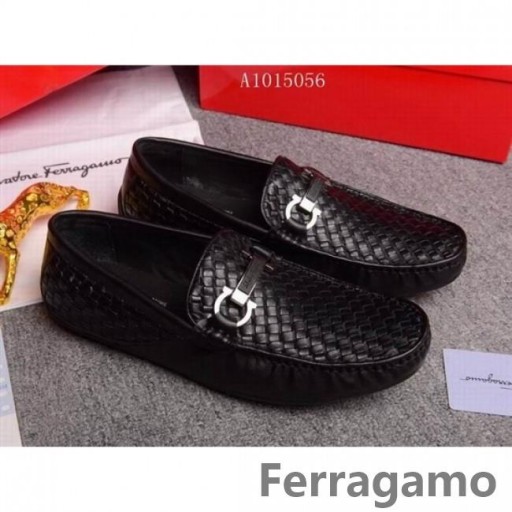 Ferragamo zapatos casual en negro 126