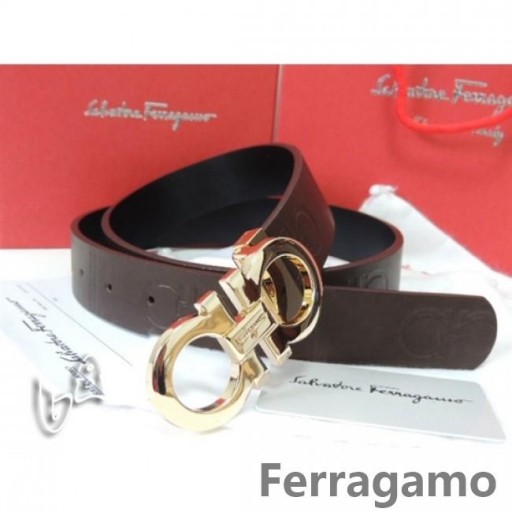 Ferragamo Ajustable Gancio Vara de la Hebilla de la Correa En 85 CM-105 CM Tamaños MW041