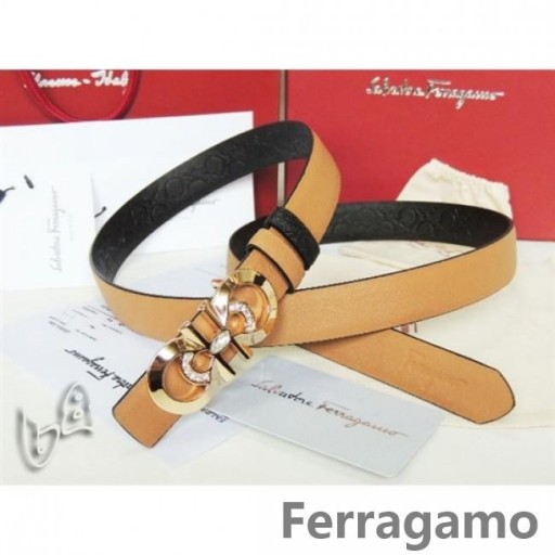 Ferragamo Ajustable Gancio Vara de la Hebilla de la Correa En 85 CM-105 CM Tamaños MW073