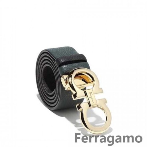 Salvatore Ferragamo Grande Doble Gancio Cinturón de Venta SFS-UU237
