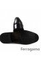 Ferragamo Aramix Medallón-Toe Oxford Negro
