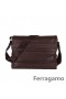 Ferragamo Crossbody De Cuero Marrón Bolsa