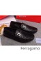 Ferragamo zapatos casual en negro 126