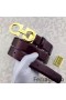 Ferragamo edición original ajustable de piel de becerro de cuero gancini cinturón OE008