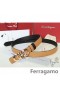 Ferragamo Ajustable Gancio Vara de la Hebilla de la Correa En 85 CM-105 CM Tamaños MW073
