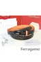 Ferragamo Ajustable Gancio Vara de la Hebilla de la Correa En 85 CM-105 CM Tamaños MW091