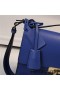 Ferragamo pequeño Gancio Lock bolsa de Hombro azul SFS-UU265