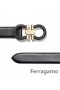 Salvatore Ferragamo Cuero Doble Gancio Cinturón de Venta SFS-UU233