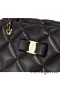 Salvatore Ferragamo Medio Acolchado Vara de la Solapa de la Bolsa de Venta en Línea SFS-UU199