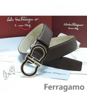 Ferragamo Doble Gancio Hebilla de Cinturón de DG016