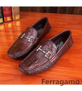 Ferragamo Gancio Bits Del Controlador De Café Zapatos