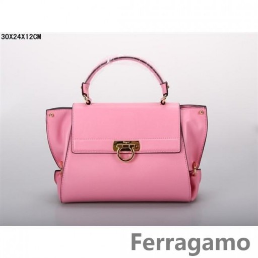 Ferragamo WoHandbag 2013 Nový Styl Růžový Prodej TH-S900