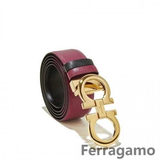 Salvatore Ferragamo Large Double Gancio Pás Prodej SFS-UU236