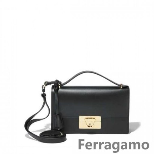 Salvatore Ferragamo Střední Gancio Zámek Taška přes Rameno on-Line Prodej SFS-UU159