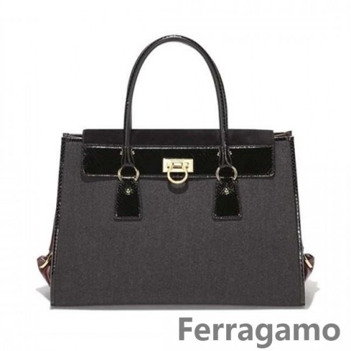 Salvatore Ferragamo Střední Gancio Tote on-Line Prodej SFS-UU202