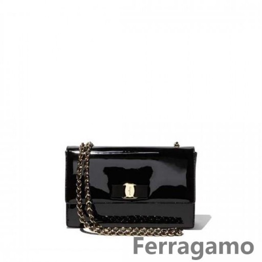 Salvatore Ferragamo Střední Vara Klapka Taška Prodej Online SFS-UU106