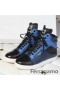 Ferragamo Vysoké Top Tenisky Modré
