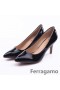 Ferragamo Patent Čerpadla Černá