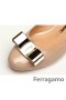 Ferragamo Vara Čerpadlo v Nappa Šedá