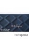 Ferragamo pouzdro peněženka námořnictvo modrá vysoce kvalitní