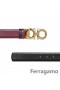 Salvatore Ferragamo Large Double Gancio Pás Prodej SFS-UU236