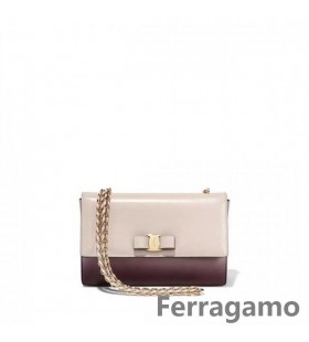 Salvatore Ferragamo Střední Ombre Vara Klapka Taška Prodej Online SFS-UU114
