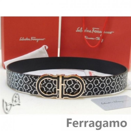 Ferragamo Justerbar Gancio Vara Spænde Bælte I 85CM-105CM Størrelser MW116
