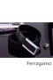 Ferragamo Blide Monster læder bælte med dobbelt gancini spænde GM056