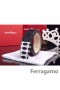 Ferragamo Blide Monster læder bælte med dobbelt gancini spænde GM080