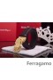 Ferragamo Blide Monster læder bælte med dobbelt gancini spænde GM101