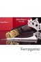 Ferragamo Blide Monster læder bælte med dobbelt gancini spænde GM101