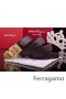 Ferragamo Blide Monster læder bælte med dobbelt gancini spænde GM101