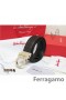 Ferragamo Justerbar Gancio Vara Spænde Bælte I 85CM-105CM Størrelser MW056
