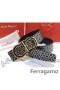 Ferragamo Justerbar Gancio Vara Spænde Bælte I 85CM-105CM Størrelser MW116