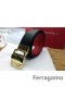 Ferragamo Justerbar Gancio Vara Spænde Bælte I 85CM-105CM Størrelser MW147